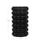 Hello Honey® Black Modern Stoneware Raised Dot Vase